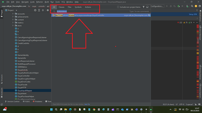 ouyaSDK-AndroidStudioSDK-JAR-getButtonDown